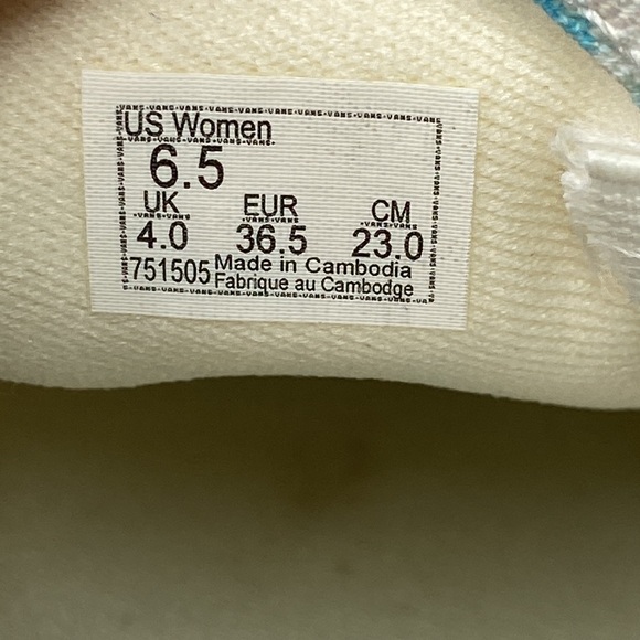 Vans Women's Asher Slip On Sneaker Tie Dye Size 6.5 - Picture 11 of 16